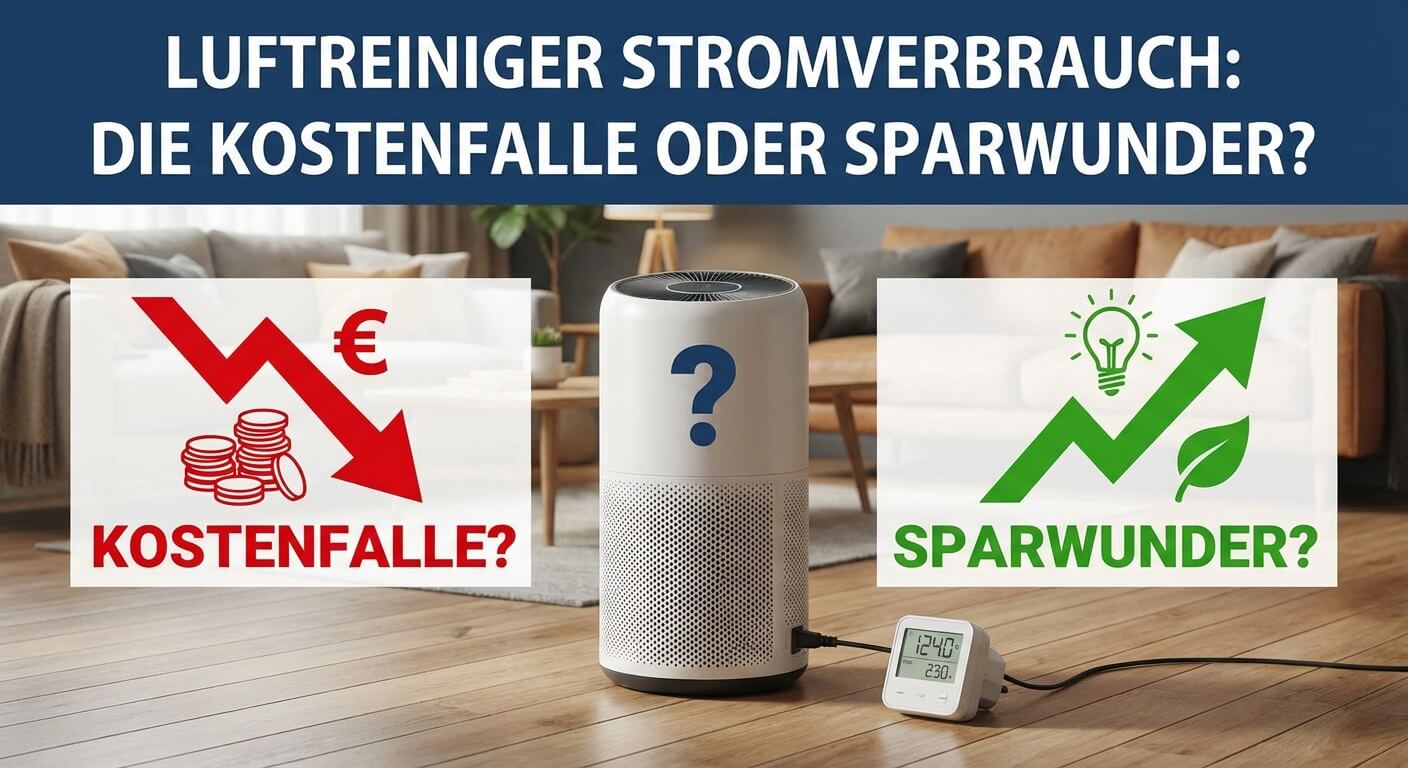 Stromverbrauch von Luftreinigern: Die echte Rechnung (Nachgemessen)