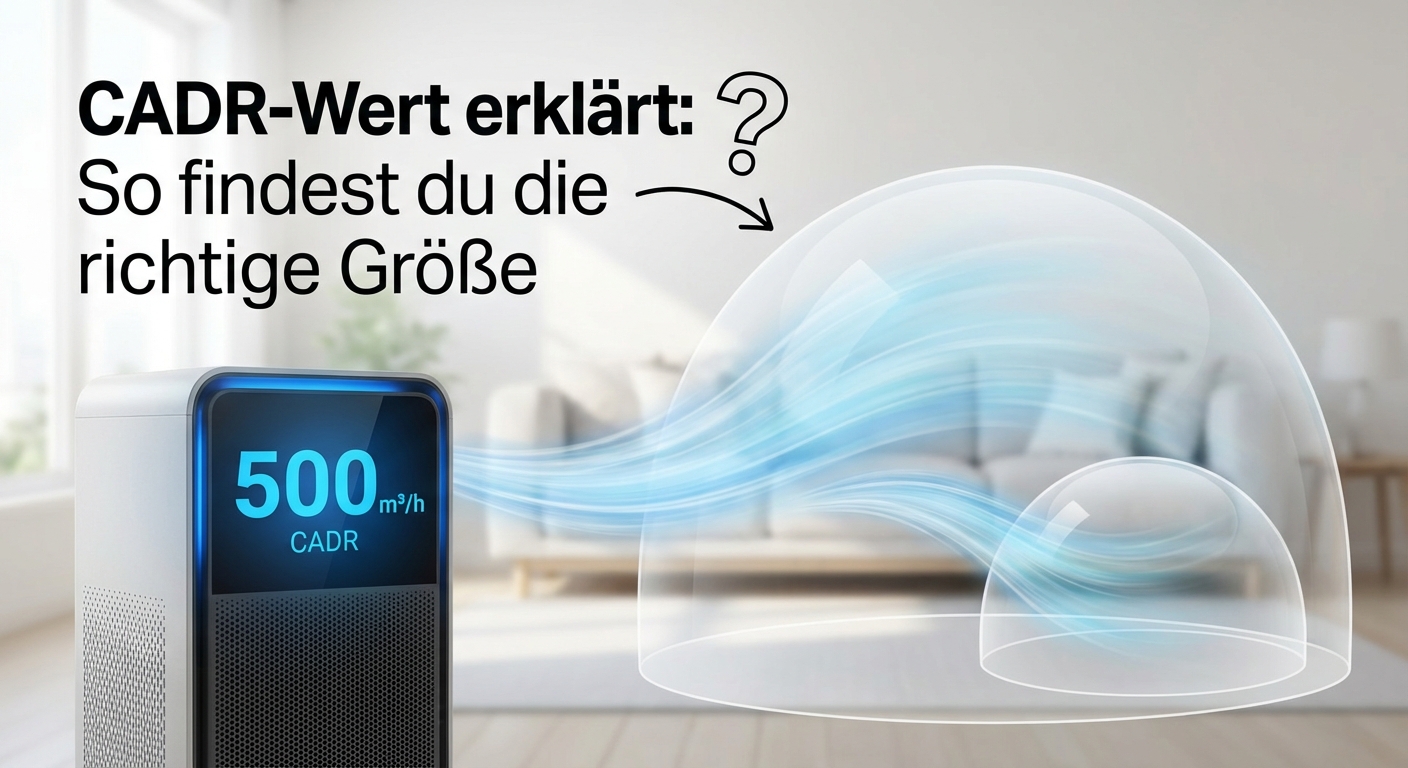 CADR-Wert erklärt: So findest du die richtige Größe