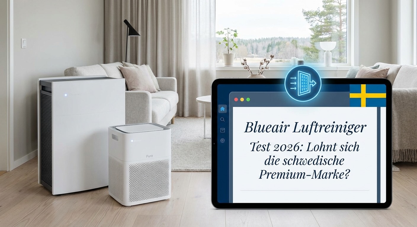 Blueair Luftreiniger Test 2026: Lohnt sich die schwedische Premium-Marke?