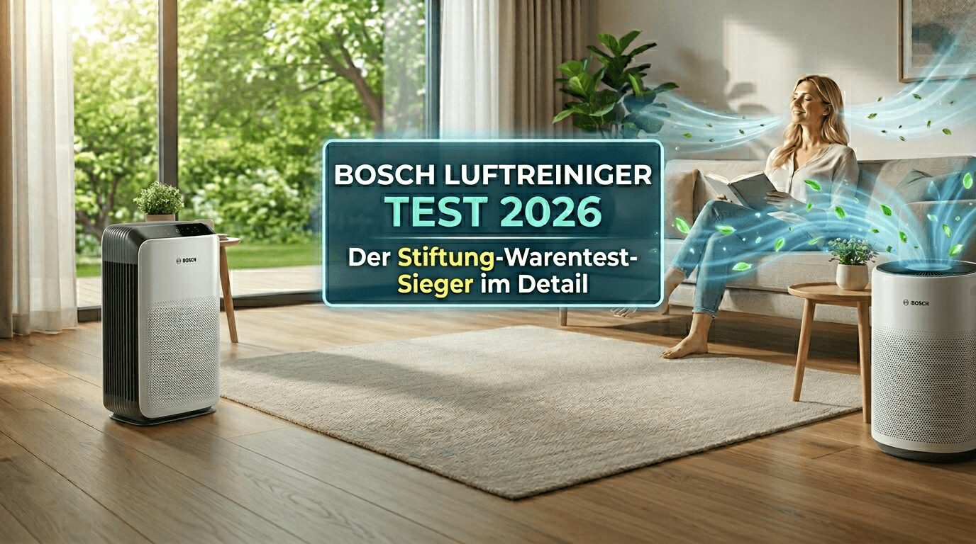 Bosch Luftreiniger Test 2026: Der Stiftung-Warentest-Sieger im Detail