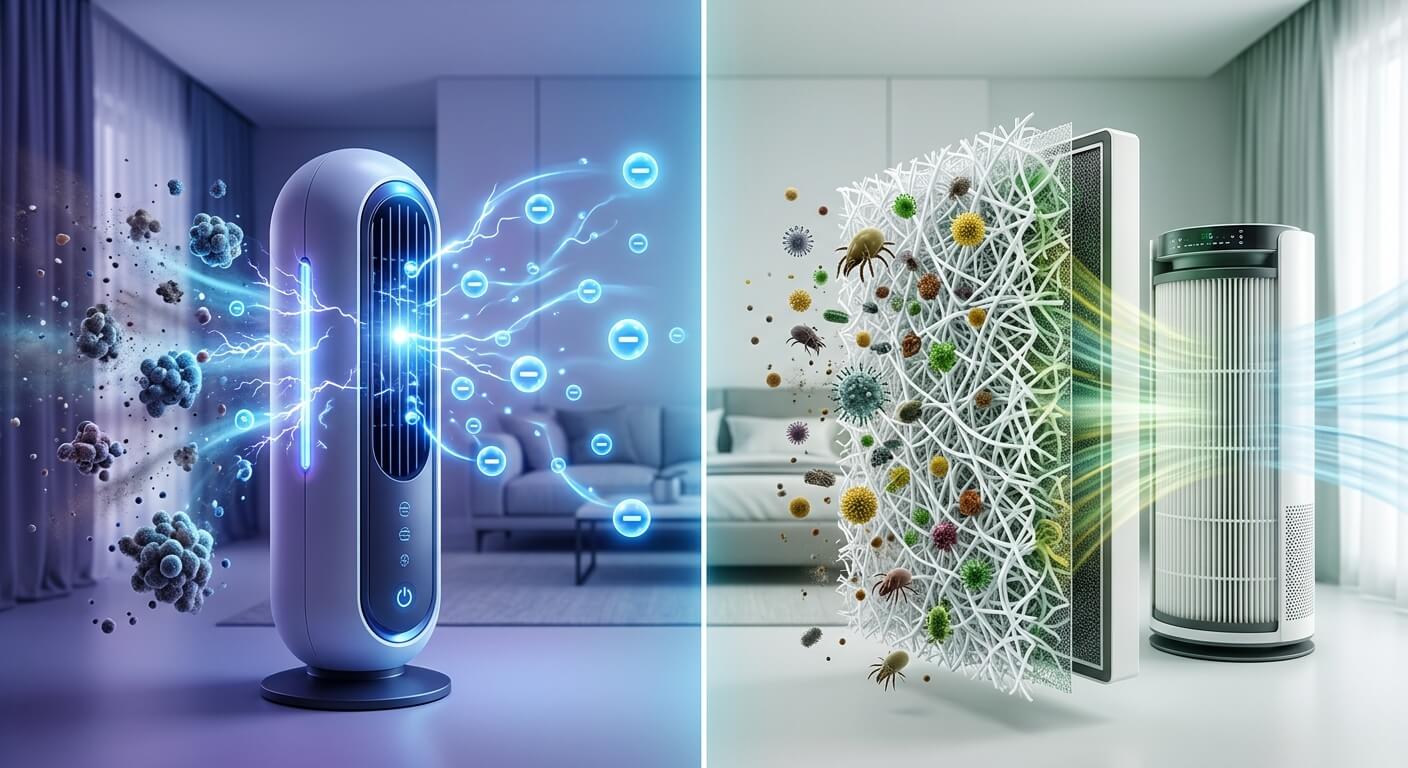 Ionisator vs. HEPA-Filter: Was ist besser? (Die Wahrheit über Ozon)