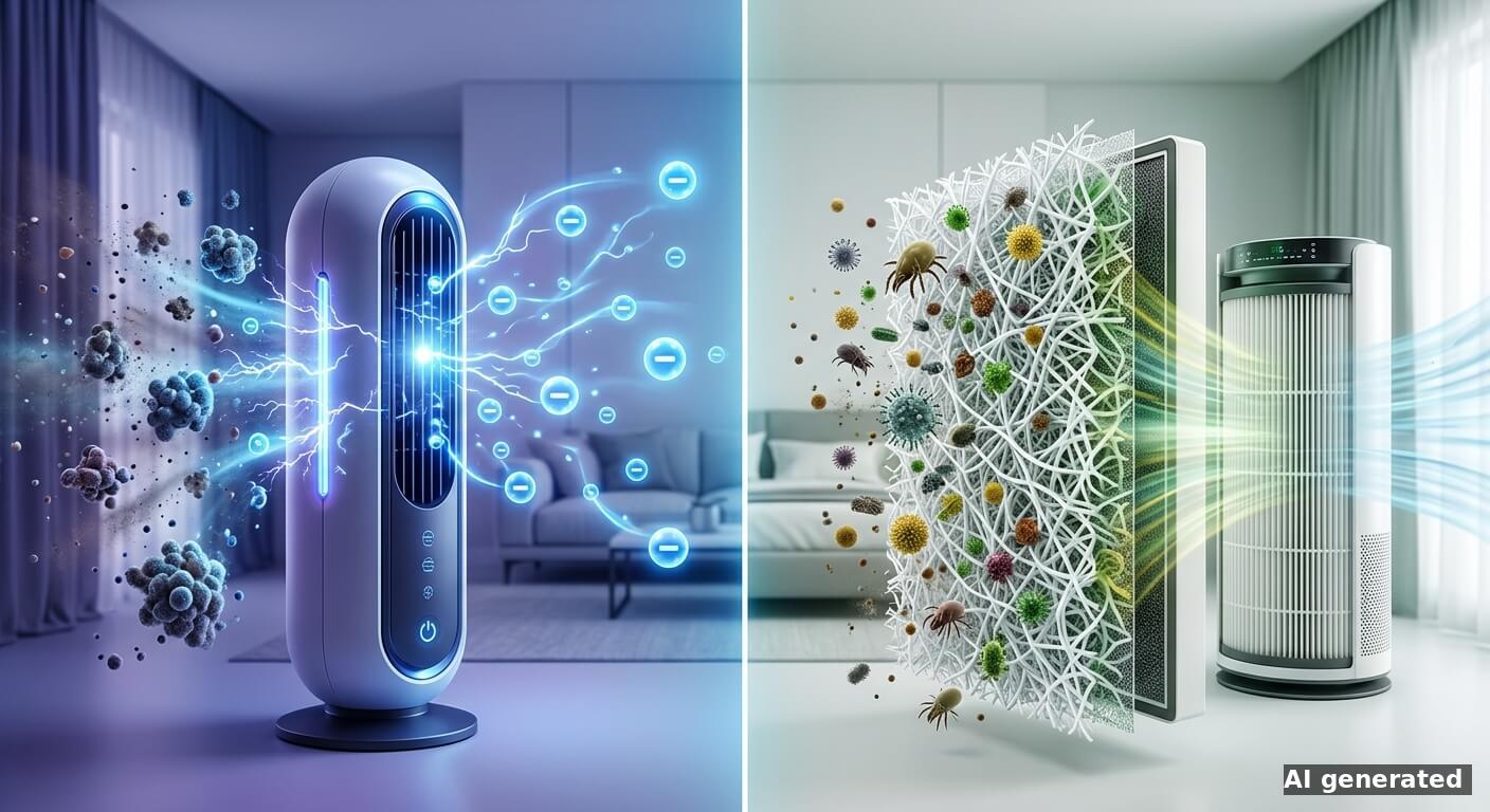 Ionisator vs. HEPA-Filter: Was ist besser? (Die Wahrheit über Ozon)