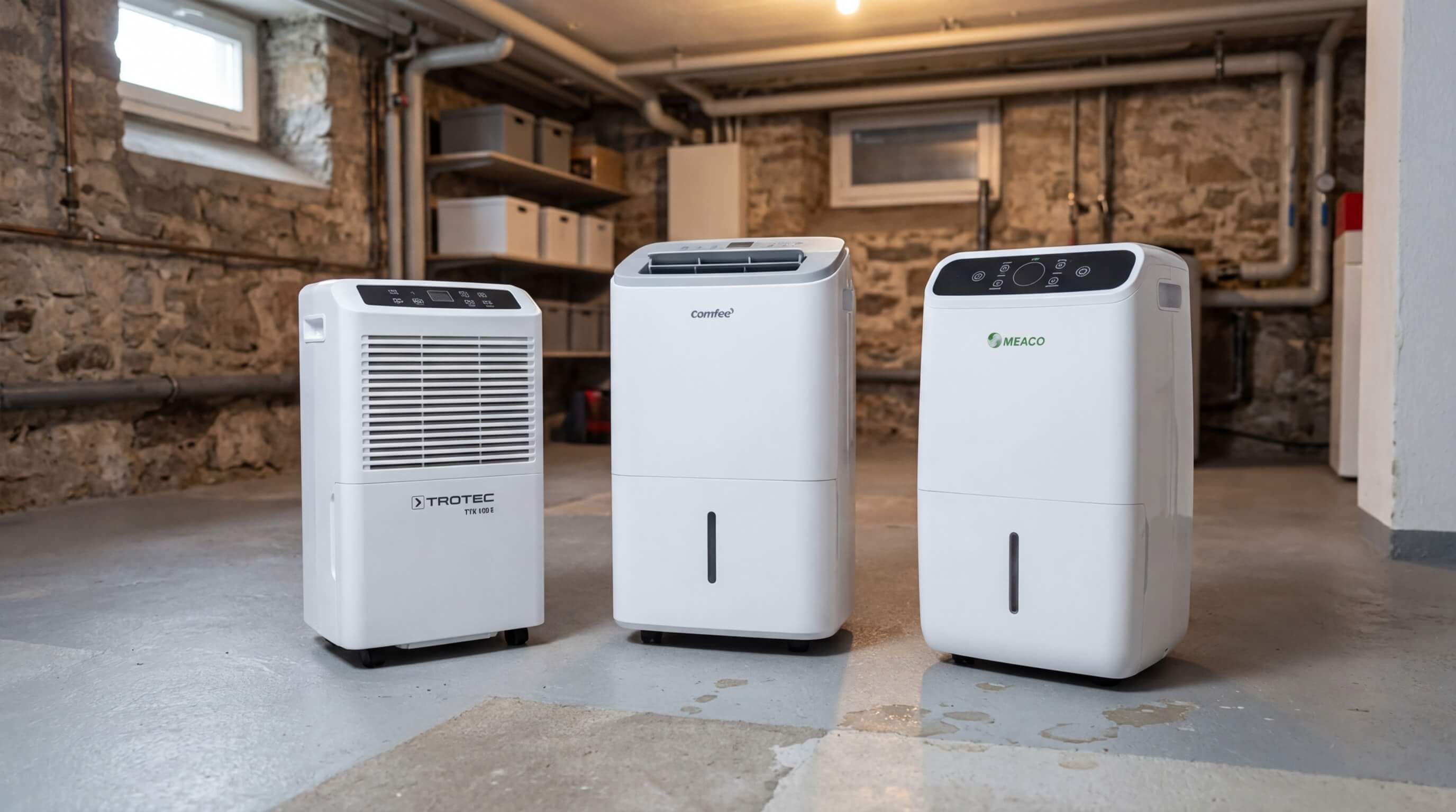 Luftentfeuchter Keller: Die 3 besten Modelle (auch für kalte Keller)