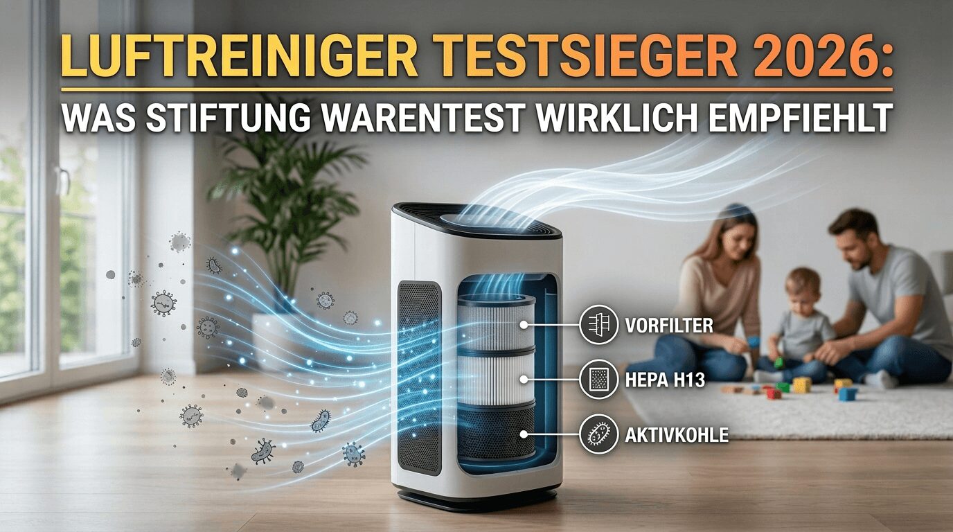 Luftreiniger Testsieger 2026: Was Stiftung Warentest wirklich empfiehlt