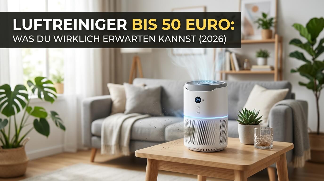Luftreiniger bis 50 Euro: Was du wirklich erwarten kannst (2026)