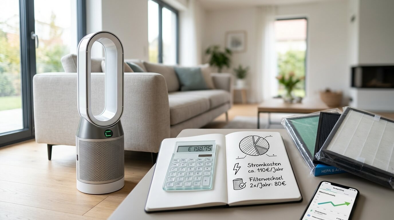 Luftreiniger Betriebskosten: Was Strom und Filter wirklich kosten (2026)