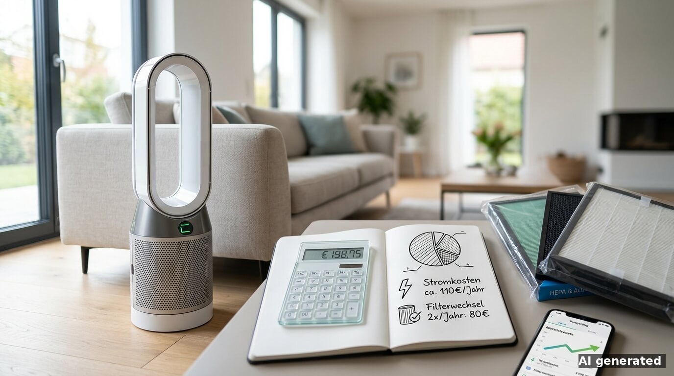 Luftreiniger Betriebskosten: Was Strom und Filter wirklich kosten (2026)