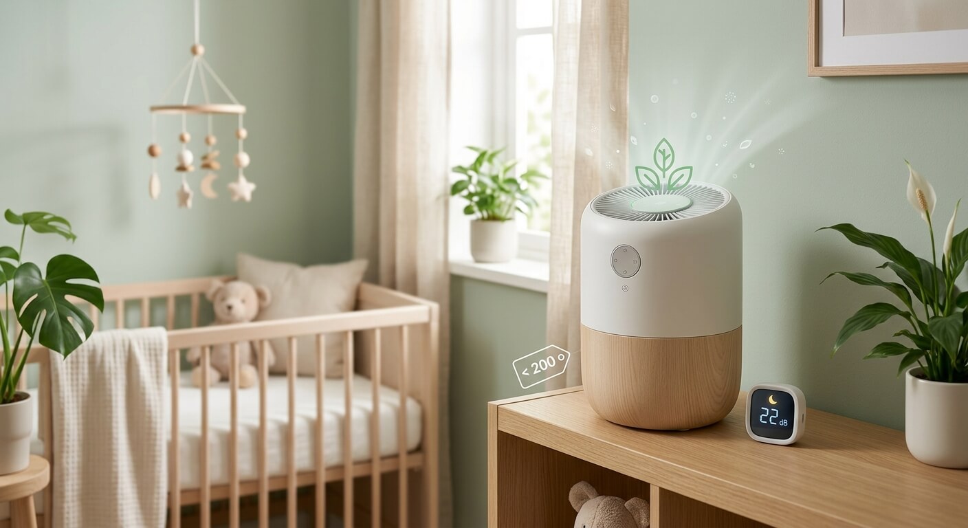 Welcher Luftreiniger ist leise genug fürs Babyzimmer UND kostet unter 200 Euro? (2026)