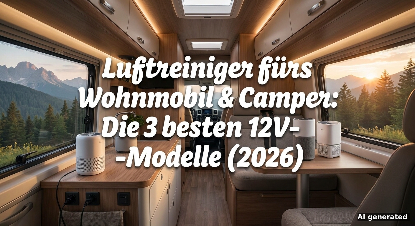 Luftreiniger fürs Wohnmobil & Camper: Die 3 besten 12V-Modelle (2026)