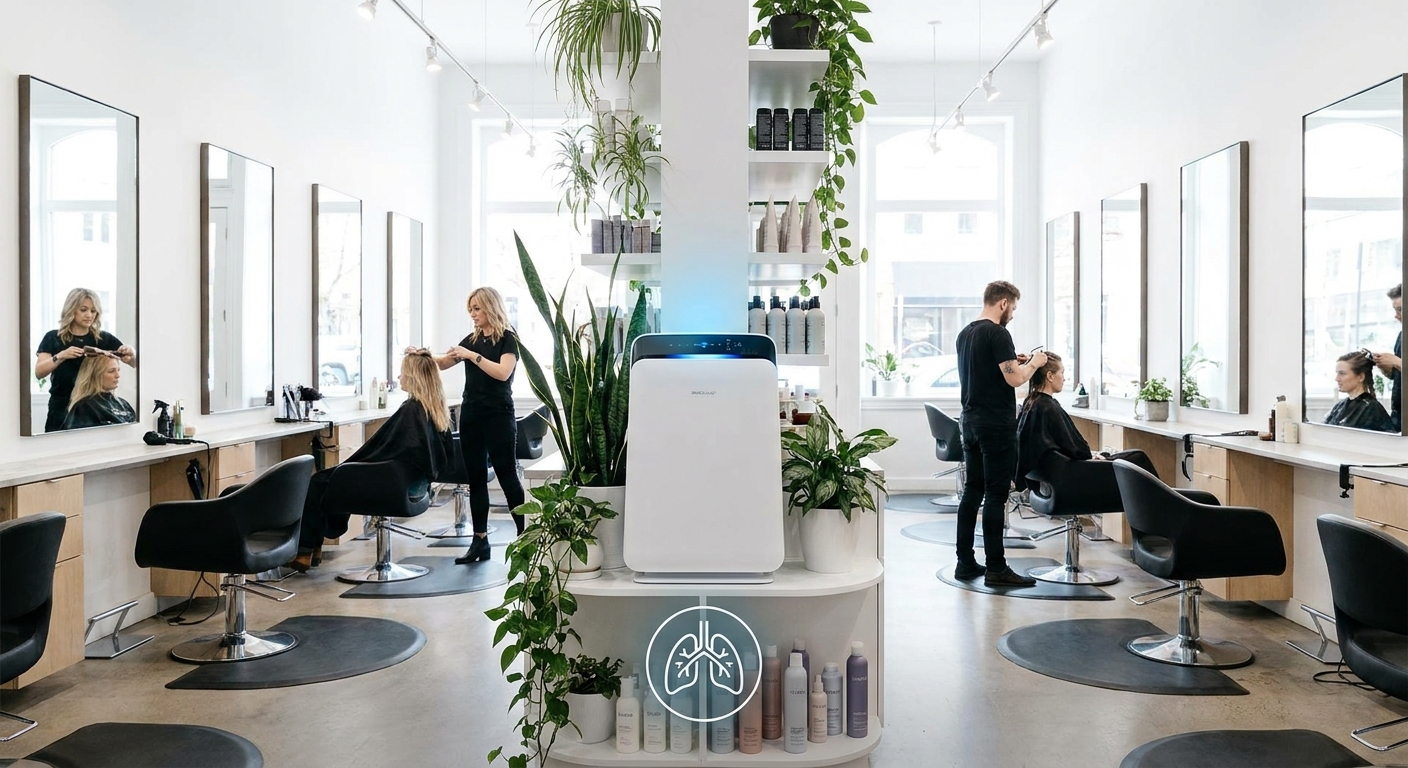 Luftreiniger für Friseure und Friseursalons: Schutz vor Haarspray, Färbemittel und Friseur-Lungen (2026)