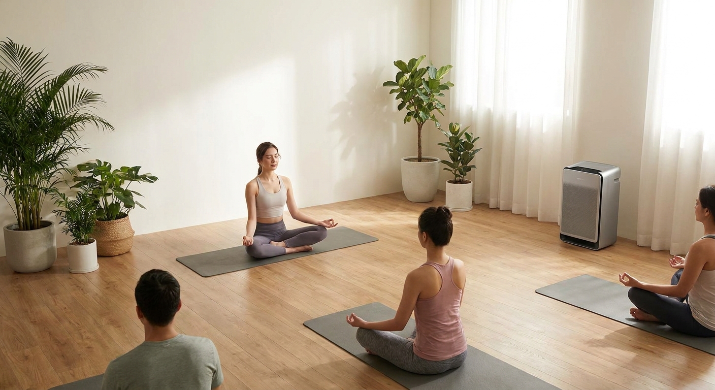 Luftreiniger für Yoga-Studios und Fitnessräume: Frische Luft für tieferes Atmen (2026)