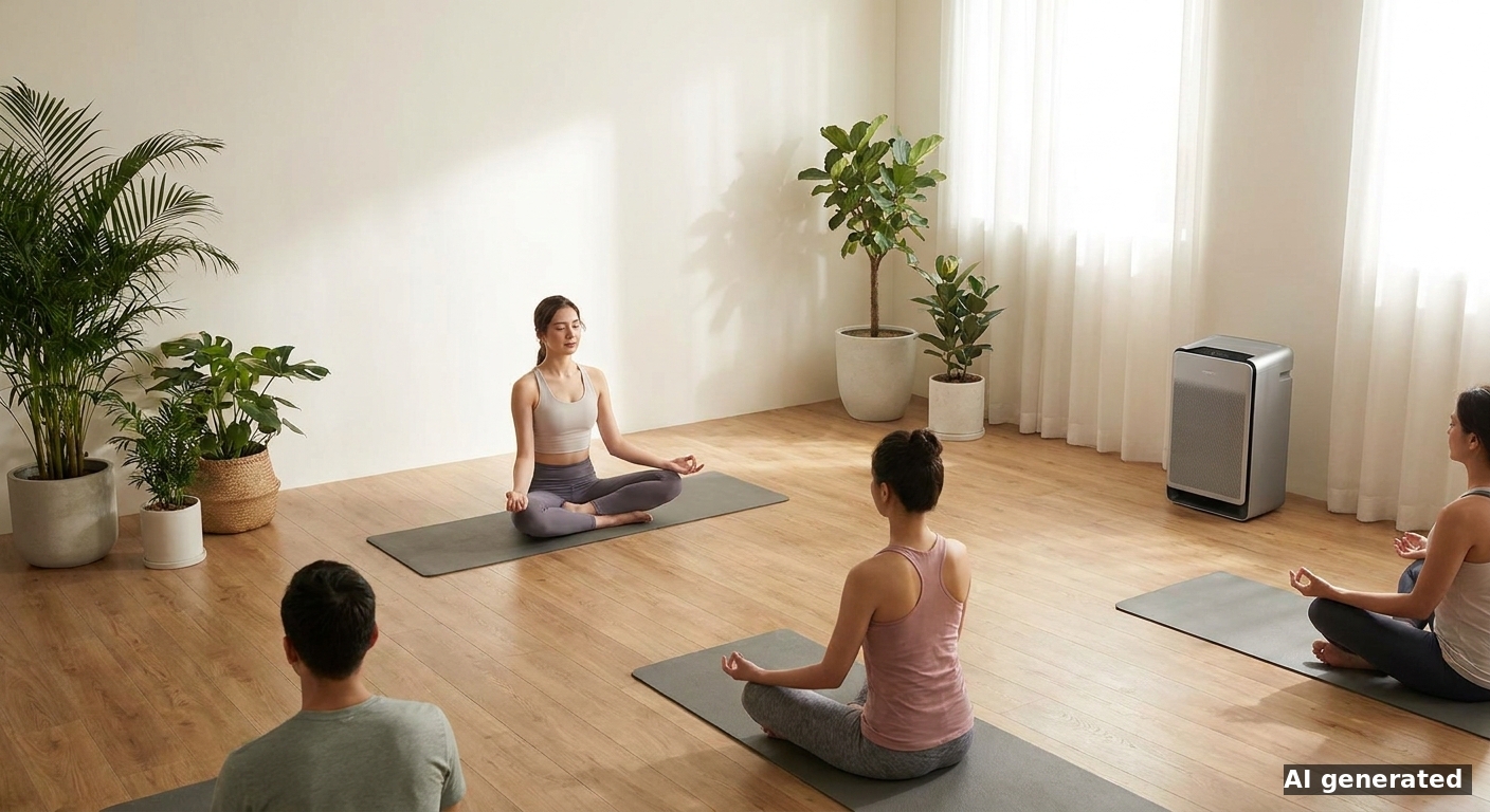Luftreiniger für Yoga-Studios und Fitnessräume: Frische Luft für tieferes Atmen (2026)