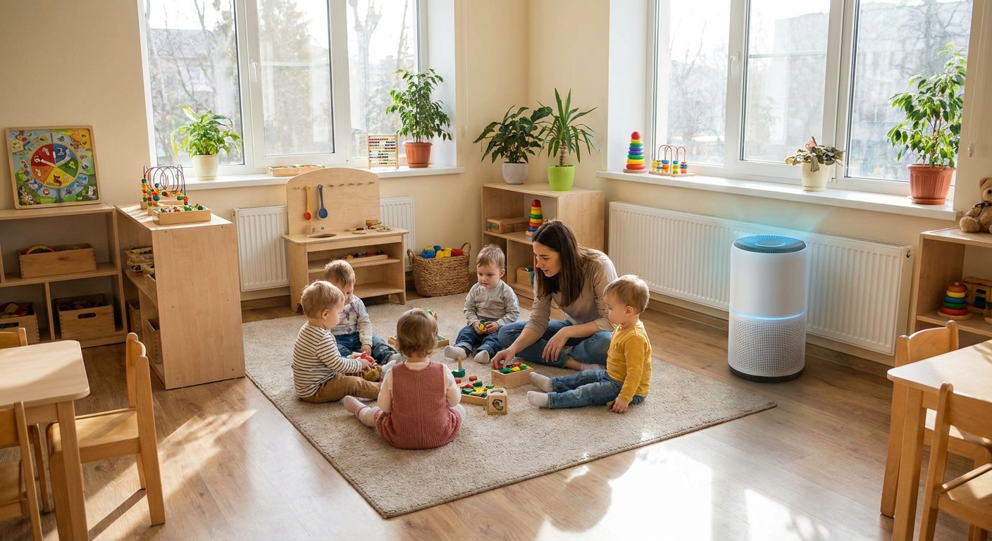 Luftreiniger im Kindergarten: Infektionsschutz und saubere Luft für Kleinkinder (2026)
