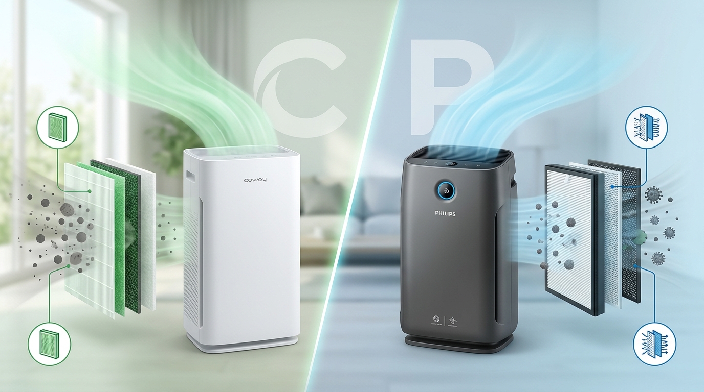Coway vs Philips Luftreiniger: GreenHEPA gegen NanoProtect im Vergleich (2026)