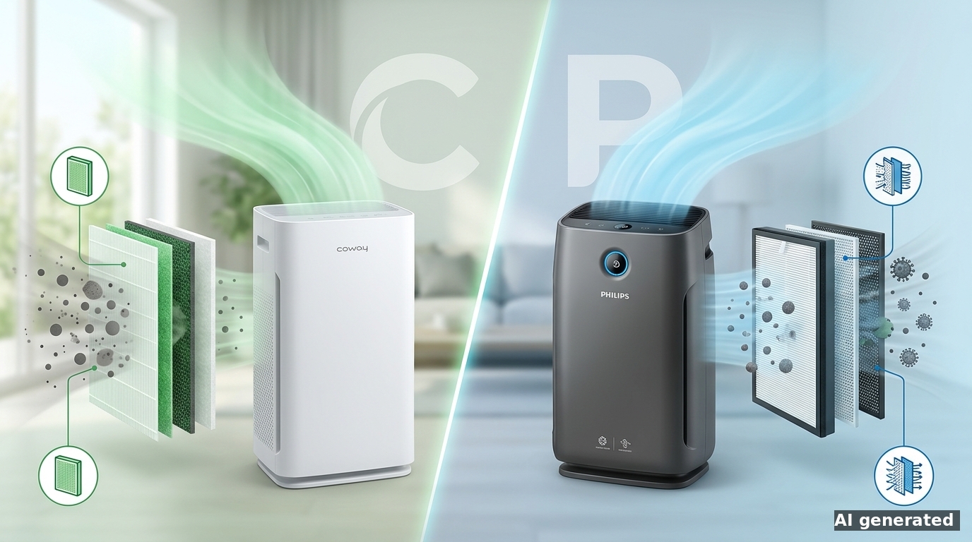 Coway vs Philips Luftreiniger: GreenHEPA gegen NanoProtect im Vergleich (2026)