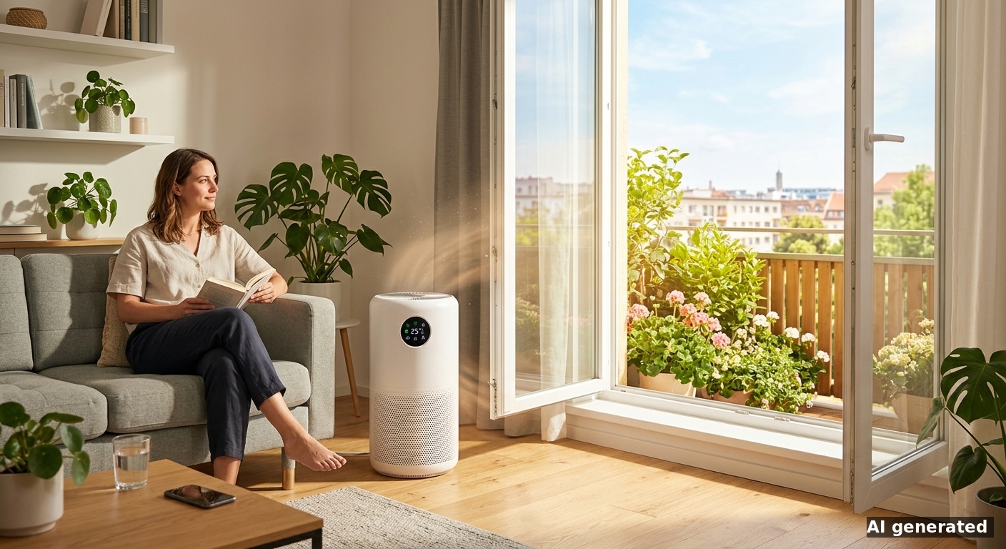 Luftreiniger im Sommer: Hitze, Ozon und geöffnete Fenster (2026)