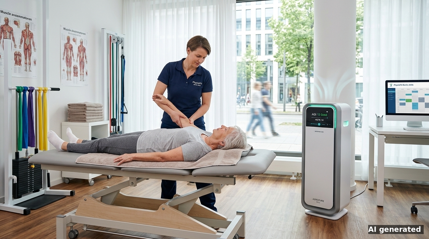 Luftreiniger in Physiotherapiepraxen: Ergänzung zu Lüftung und Hygiene (2026)